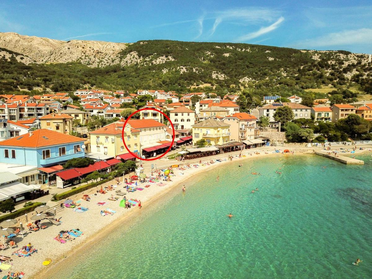 Apartment Bojan With Terrace And Sea View Baška Zewnętrze zdjęcie