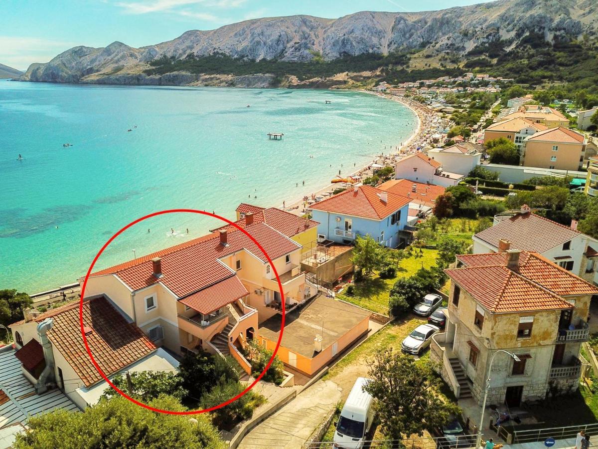 Apartment Bojan With Terrace And Sea View Baška Zewnętrze zdjęcie