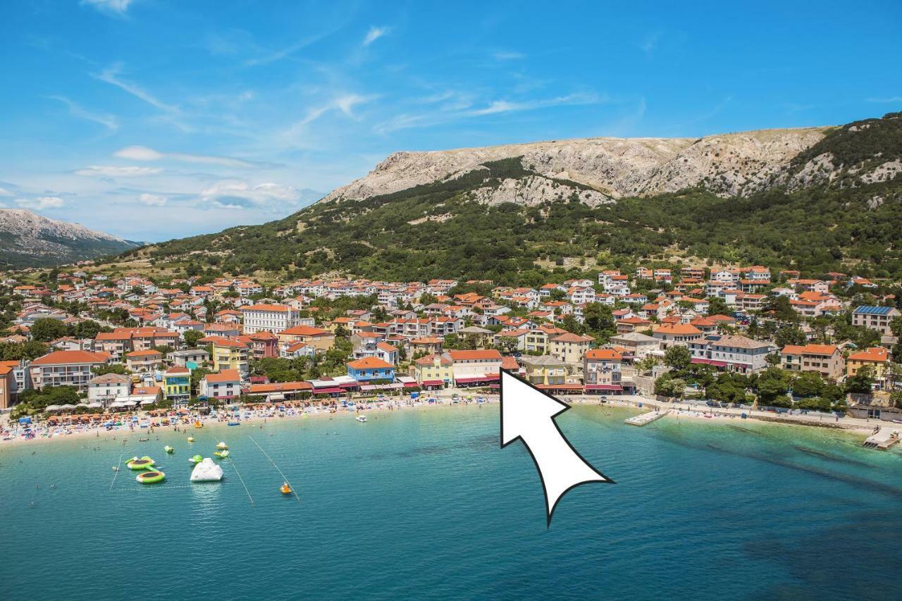 Apartment Bojan With Terrace And Sea View Baška Zewnętrze zdjęcie